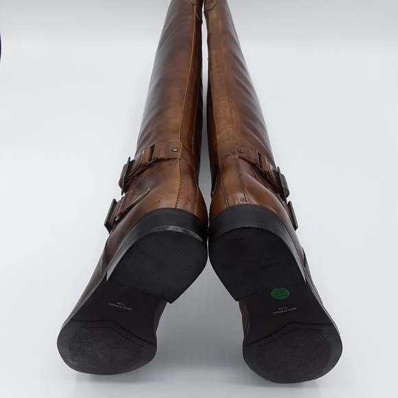 Matisse Britain Brown Leather Riding Boots - Picture 6 of 7